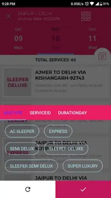 RSRTC RESERVATION APP android App screenshot 2